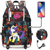 My Little Pony SchoolBag Backpack with USB Charging Port